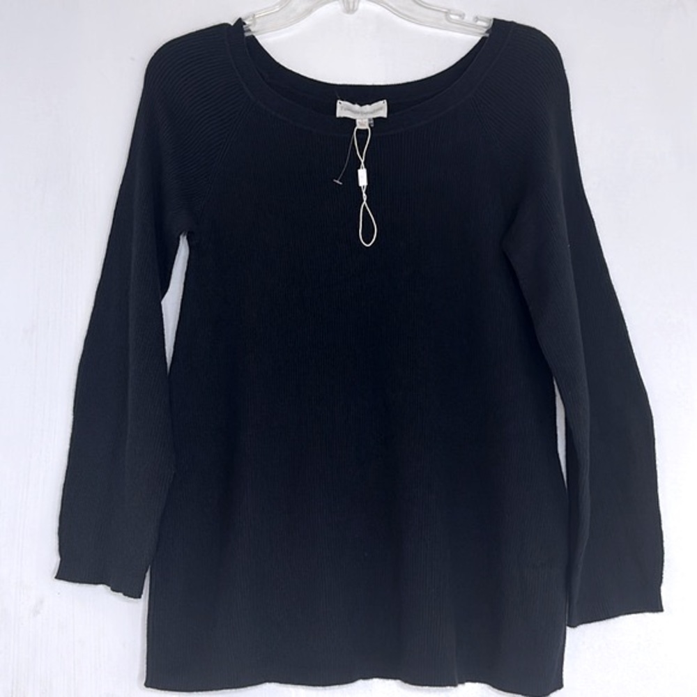 NEW FAVORITE DAUGHTER Cashmere blend Tunic Sweater in black, Size Small